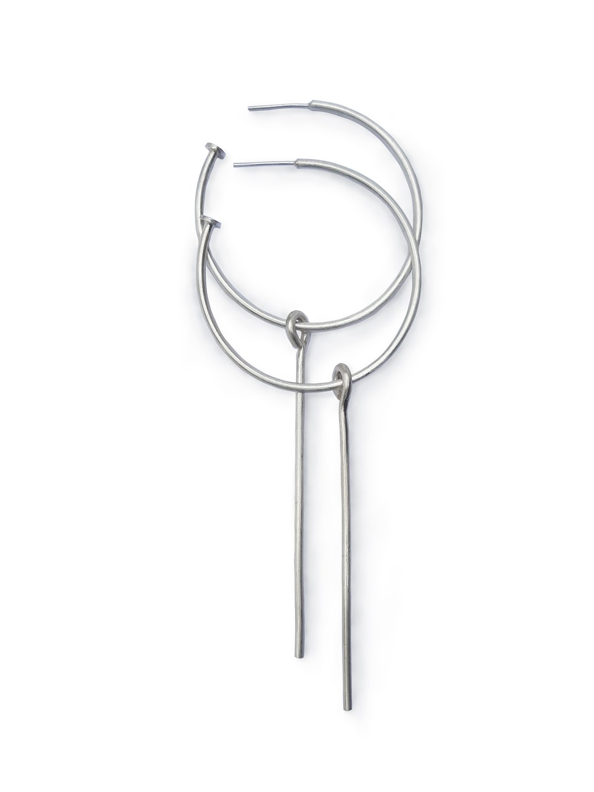 Moon Drop Hoops | Gaia Maria